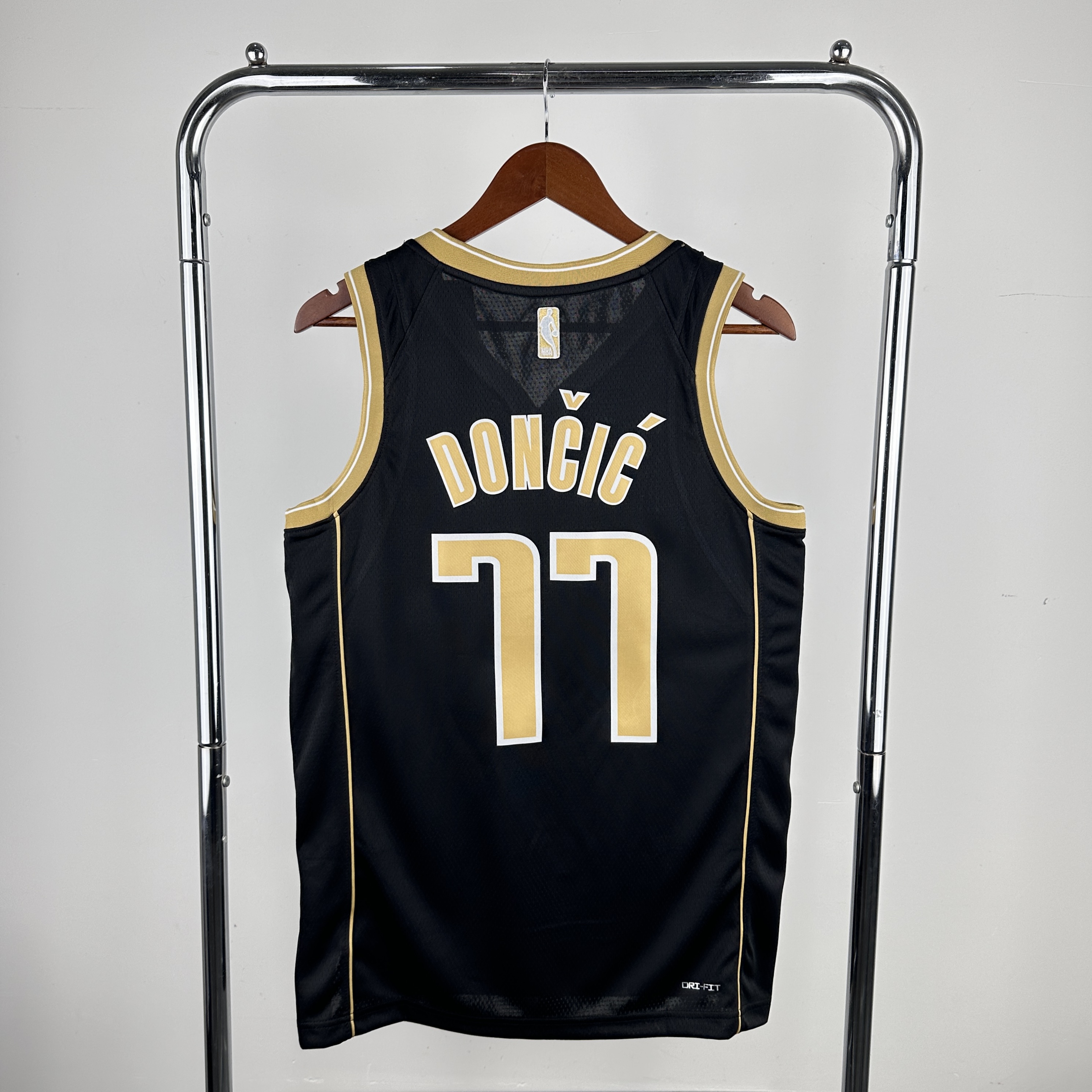 Men Dallas Mavericks #77 Doncic Black Seasons Glory Edition Nike 2024 NBA Jersey->philadelphia 76ers->NBA Jersey